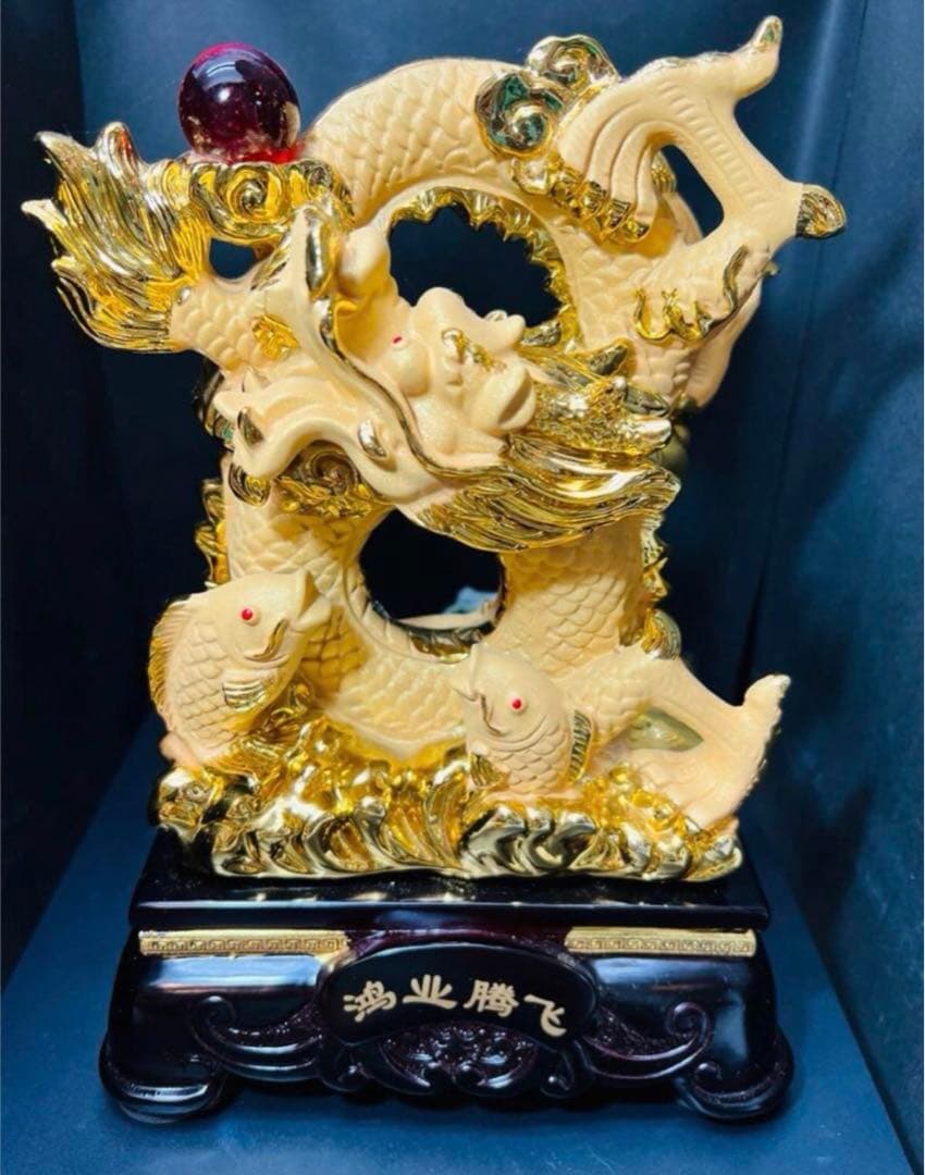 5本爪金龍鯉置物❣️金運　財運　仕事運　幸運 家庭円満、繁栄　商売繁盛❣️新入荷