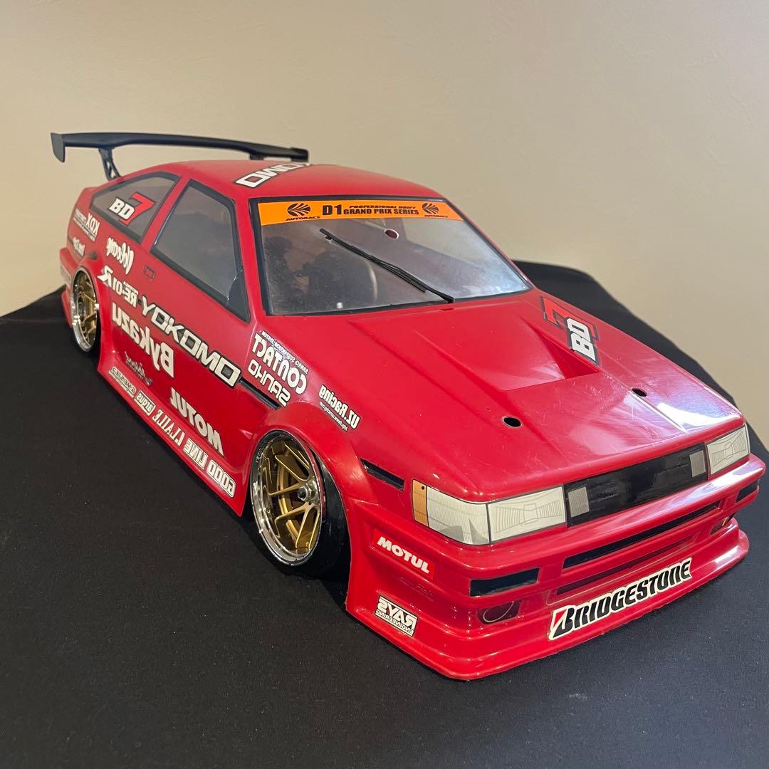 トヨタ　レビン86　ドリフト　1/10 ラジコン　ボディ　トレノ 85