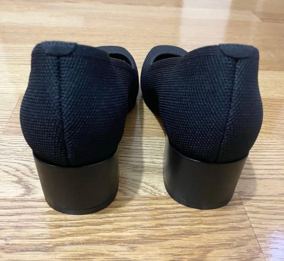 Vivaia パンプス　チャンキーヒール 黒 23