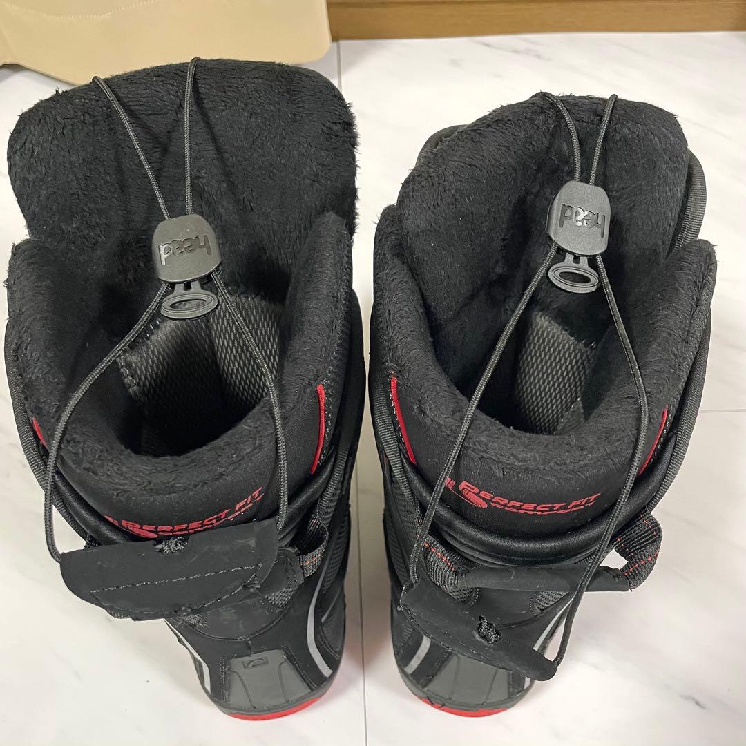 HEAD スノーボードブーツ　SCOUT ボア　27.5cmブラック/レッド