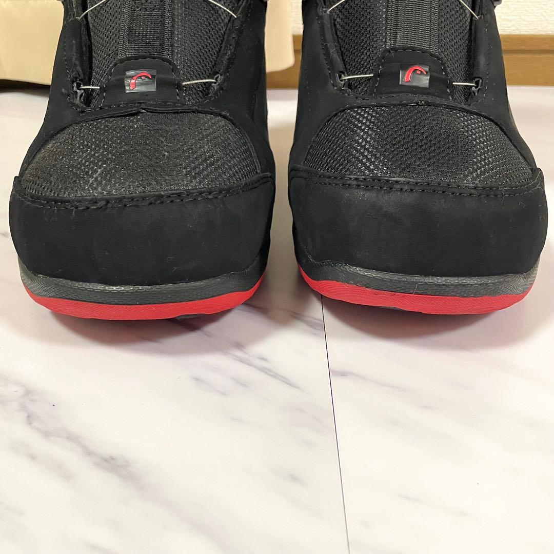 HEAD スノーボードブーツ　SCOUT ボア　27.5cmブラック/レッド