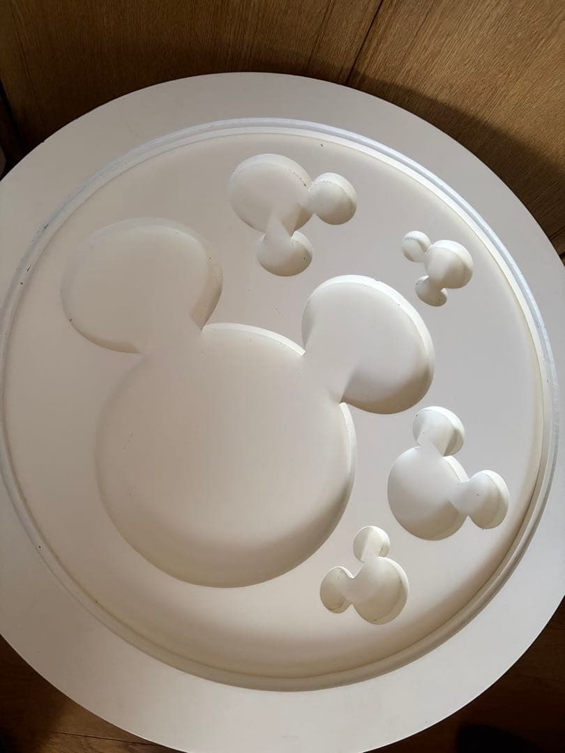 ミッキーマウスデザイン円形テーブル/ディズニーキャラクター/廃盤品