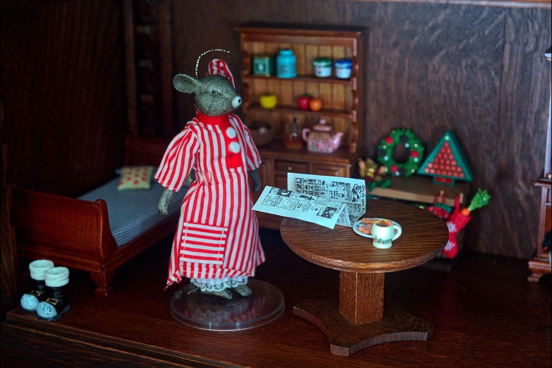 チャイナヘッドドール オーナメント クリスマス ヴィンテージ