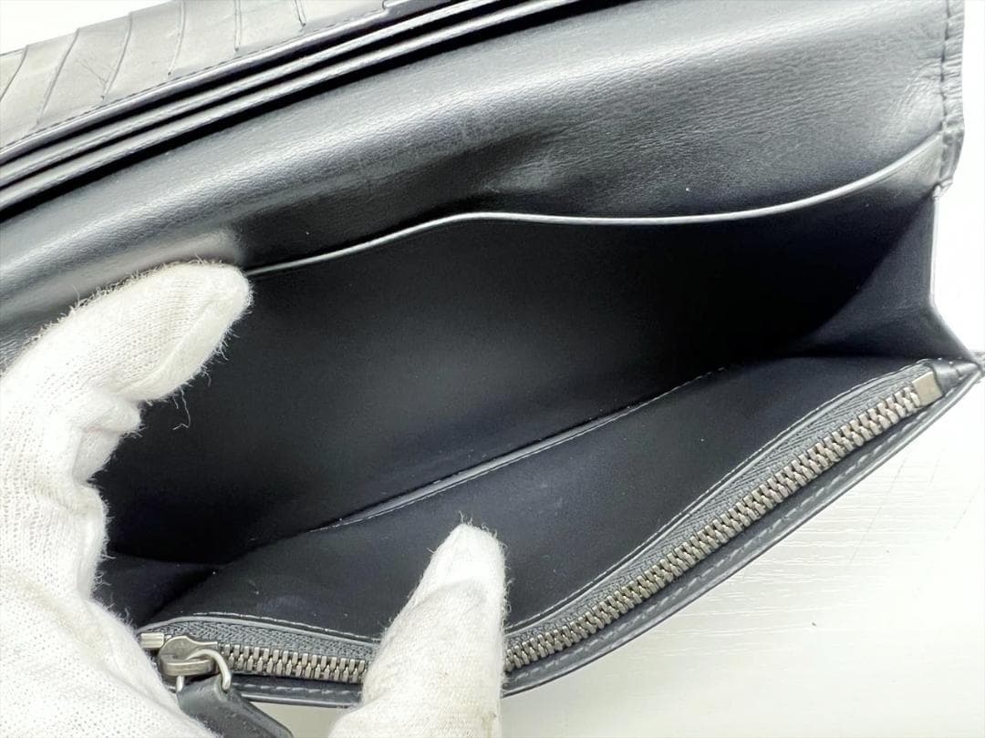 ベルルッティ　サンタル　スクリットレザー　ロングウォレット　二つ折り長財布