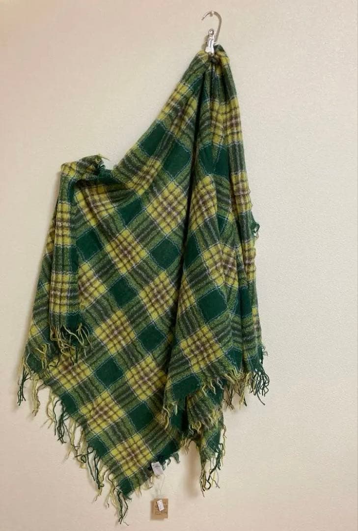 アッシュペーフランス フィルダレニエ mincecheck ストール 新品未使用