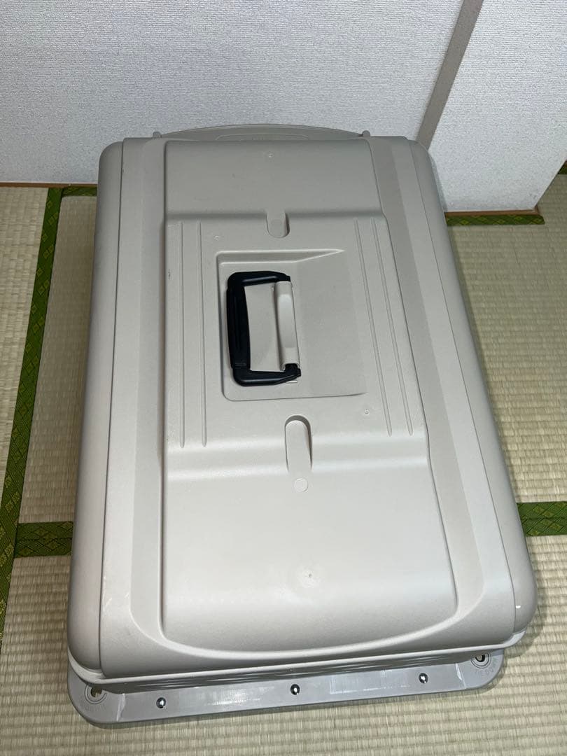 犬用ケージ グレー 中型犬用 通気孔付き