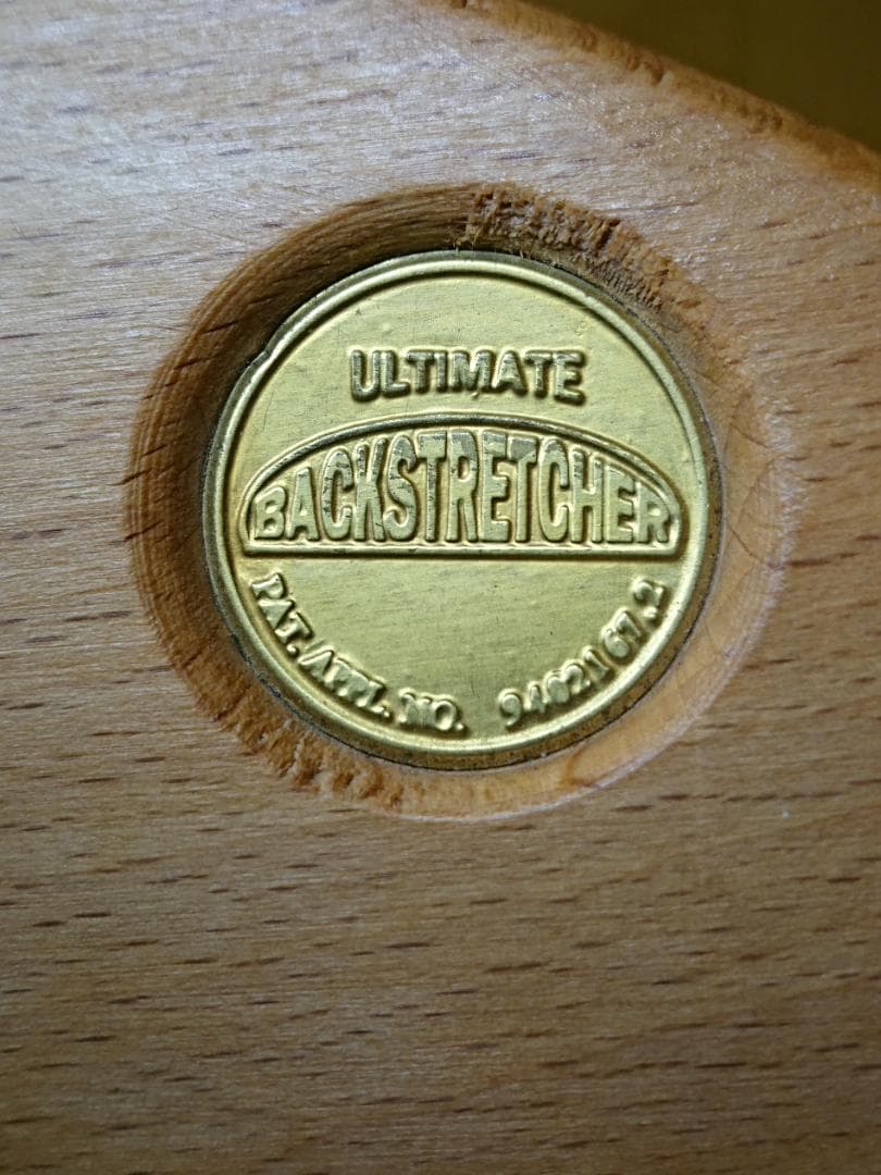 【美品】背筋伸ばし　腰痛　背骨矯正　置物　インテリア　美術品　工芸品　A3045