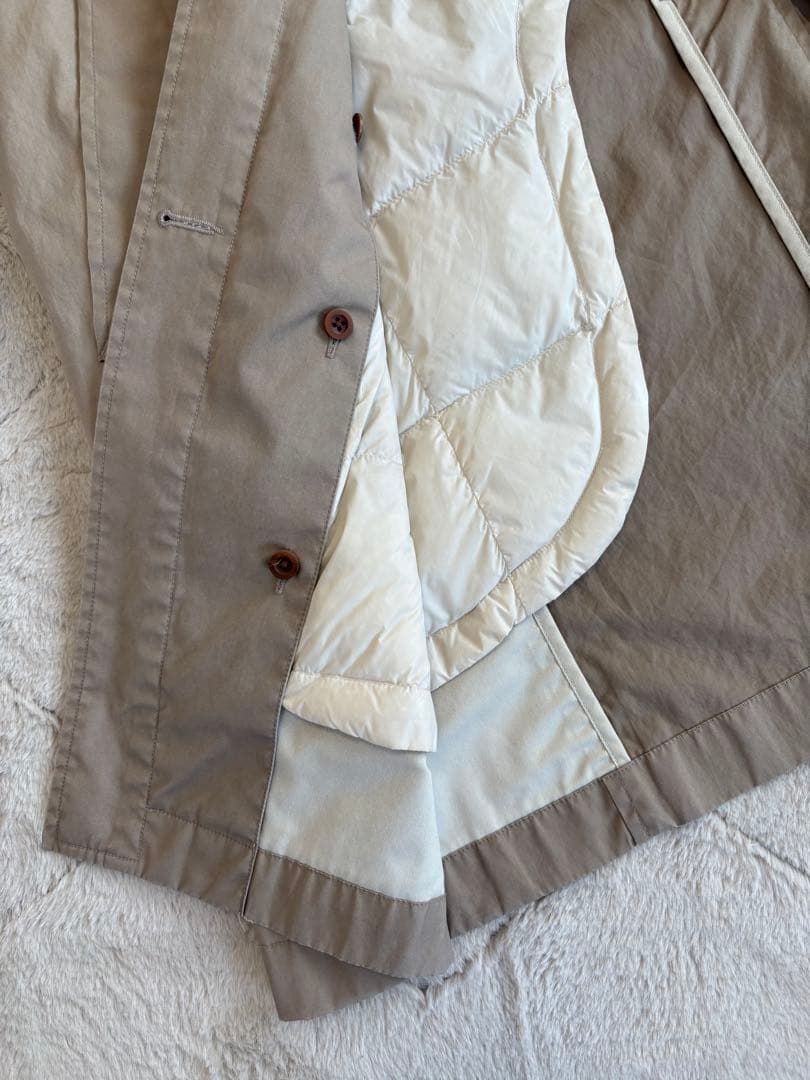 マーガレットハウエルMHLダウンライナー付きステンカラーコート　Ⅲ