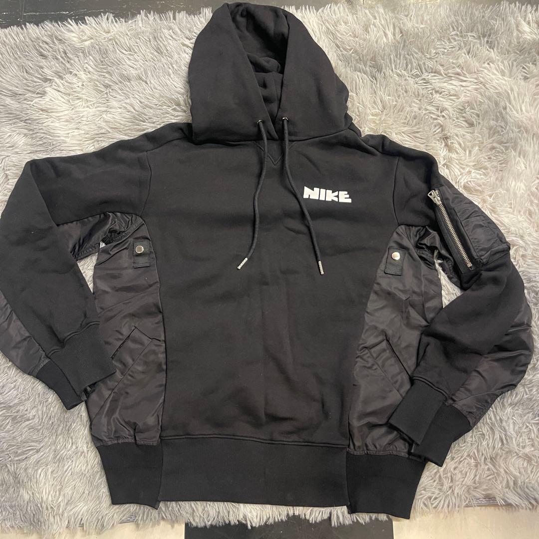NIKE ナイキ×サカイ　ドッキングパーカー　中古品　サイズ2
