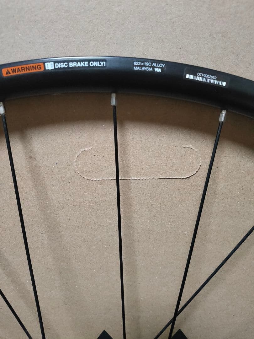 中古 Shimano WH-RS171 622×19C アルミホイール 前後