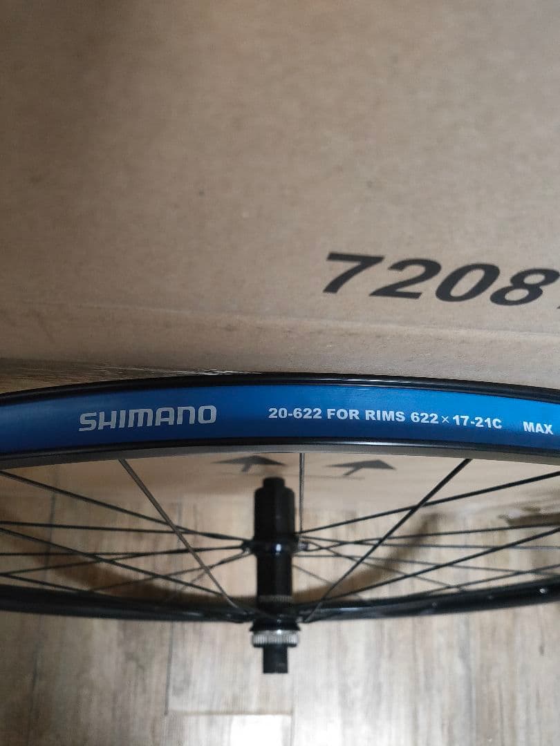 中古 Shimano WH-RS171 622×19C アルミホイール 前後