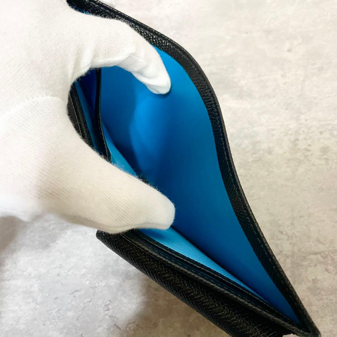 【新品未使用 付属品完備】ブルガリ マン 折り財布 サークル レザー 専用