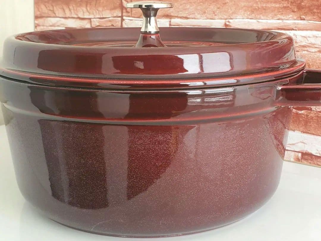 【週末価格】staub ピコ・ココット ラウンド 　24㎝　ストウブ