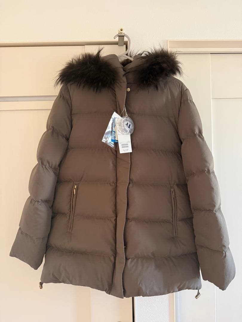 新品未使用タグ付きB:MING by BEAMS / 河田フェザー ダウン　モカ