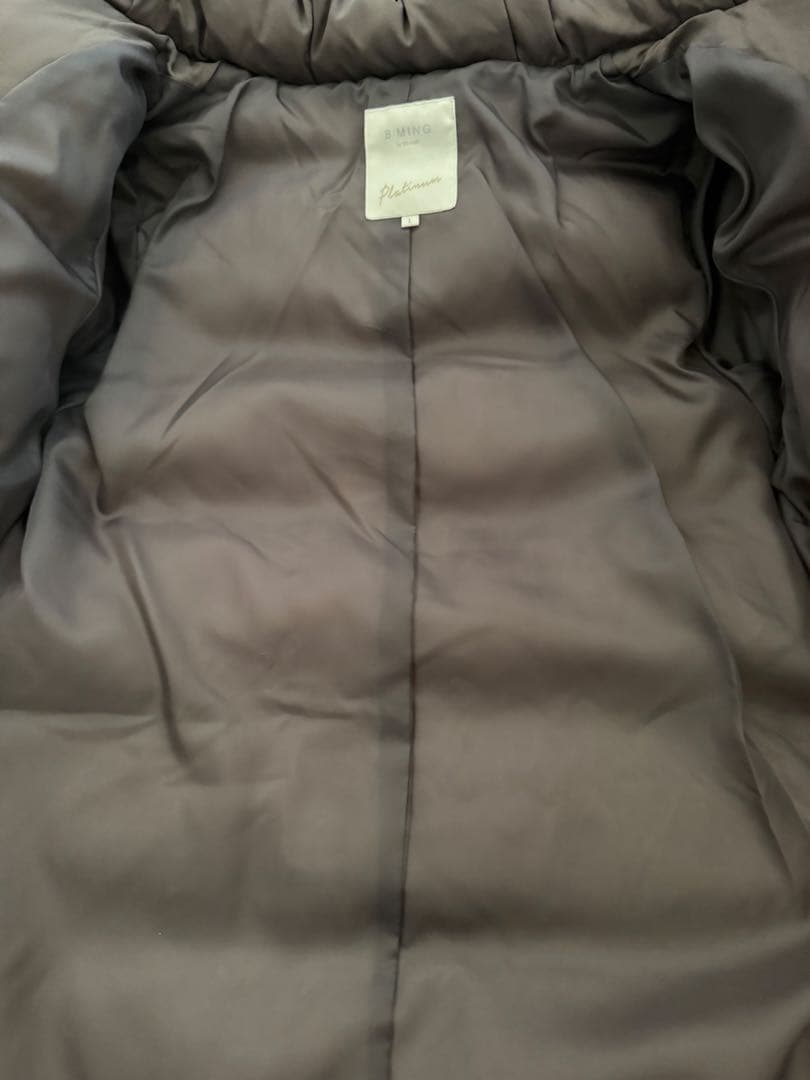 新品未使用タグ付きB:MING by BEAMS / 河田フェザー ダウン　モカ