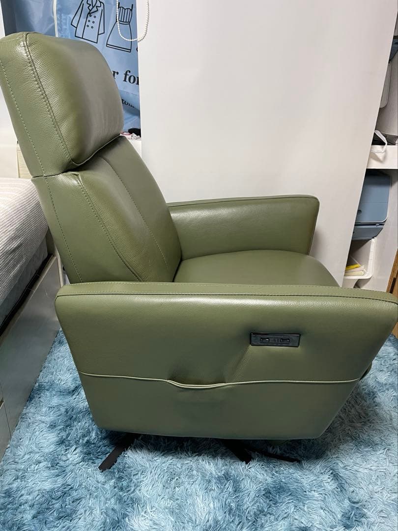 大塚家具TVCHRS-B5035総革電動リクライニングチェア【ワタリジャパン製】