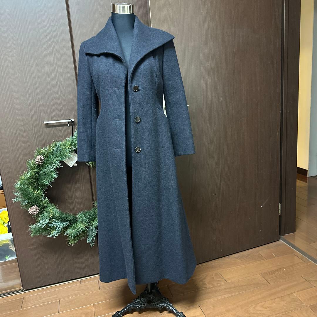 Christian Dior ネイビーロングコート セール中 15%引き