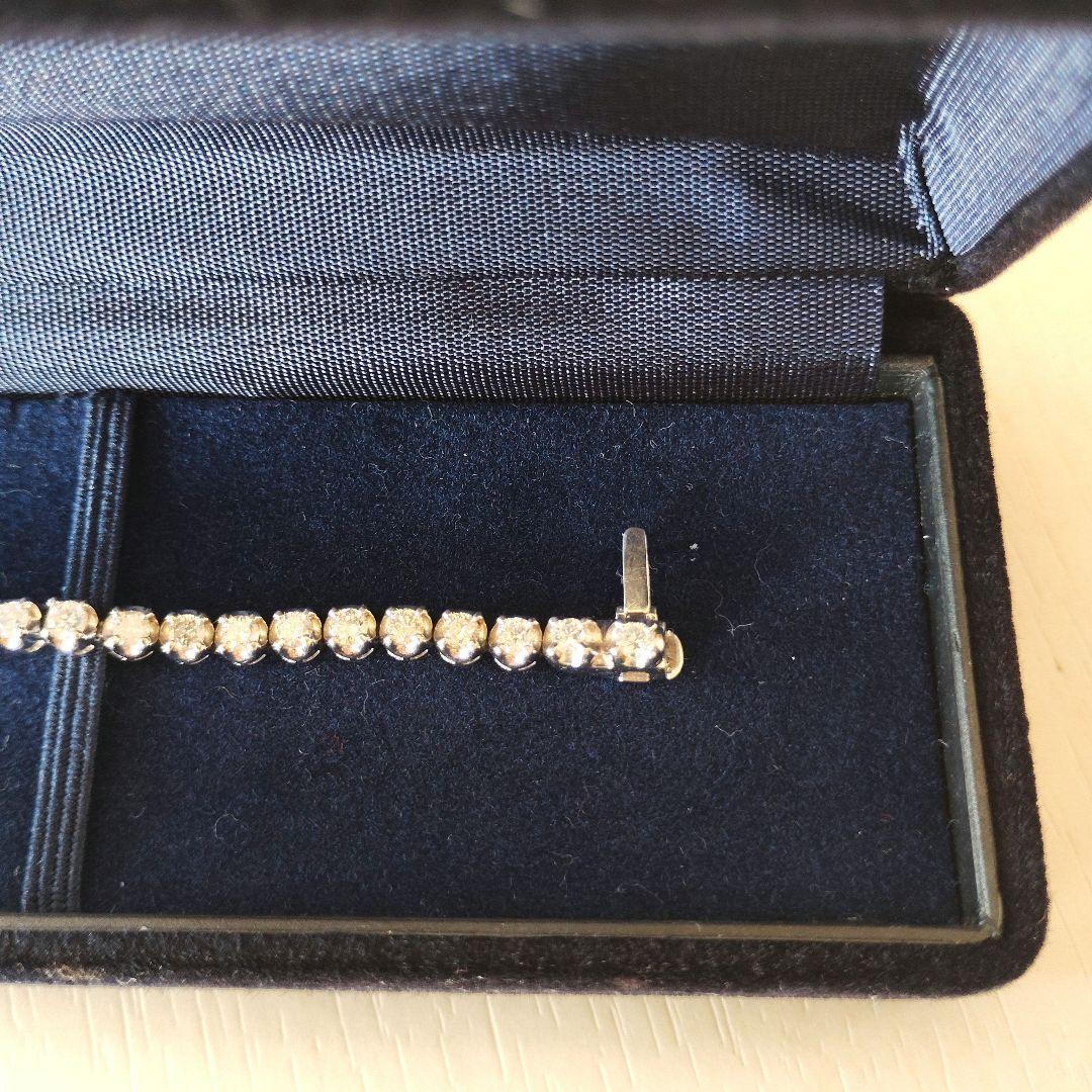 ツツミ　ダイヤモンドブレスレット　テニスブレスレット