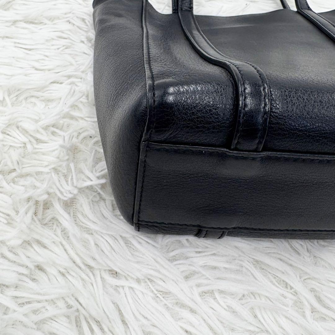 バレンシアガ エブリデイ 2way トートバック XXS ブラック レザー