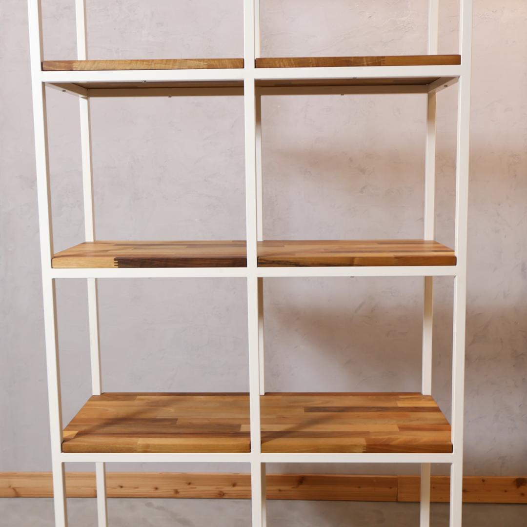 STUDIO APEIRON オープンシェルフ 本棚 飾り棚 ラック 無垢材