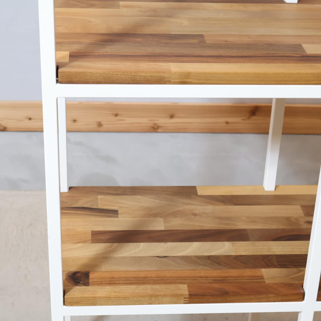 STUDIO APEIRON オープンシェルフ 本棚 飾り棚 ラック 無垢材