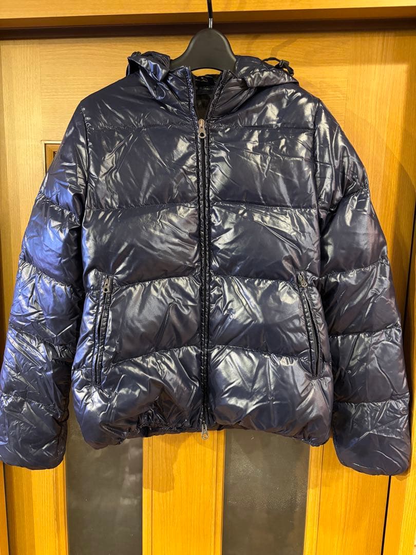 #DUVETICA#ネイビーフード付き#レディース#ダウンジャケット#40M