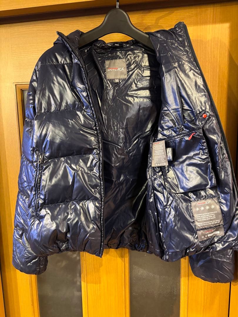 #DUVETICA#ネイビーフード付き#レディース#ダウンジャケット#40M