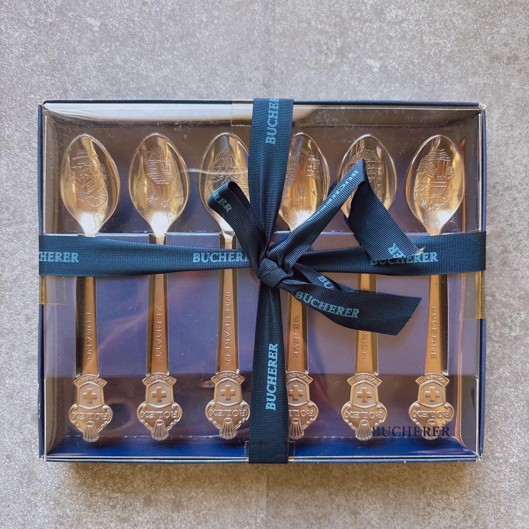 未開封 BUCHERER ROLEXスプーンセット 6本入り