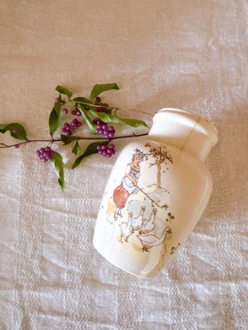 フランスアンティーク　K&G Lunéville マスタードポット②