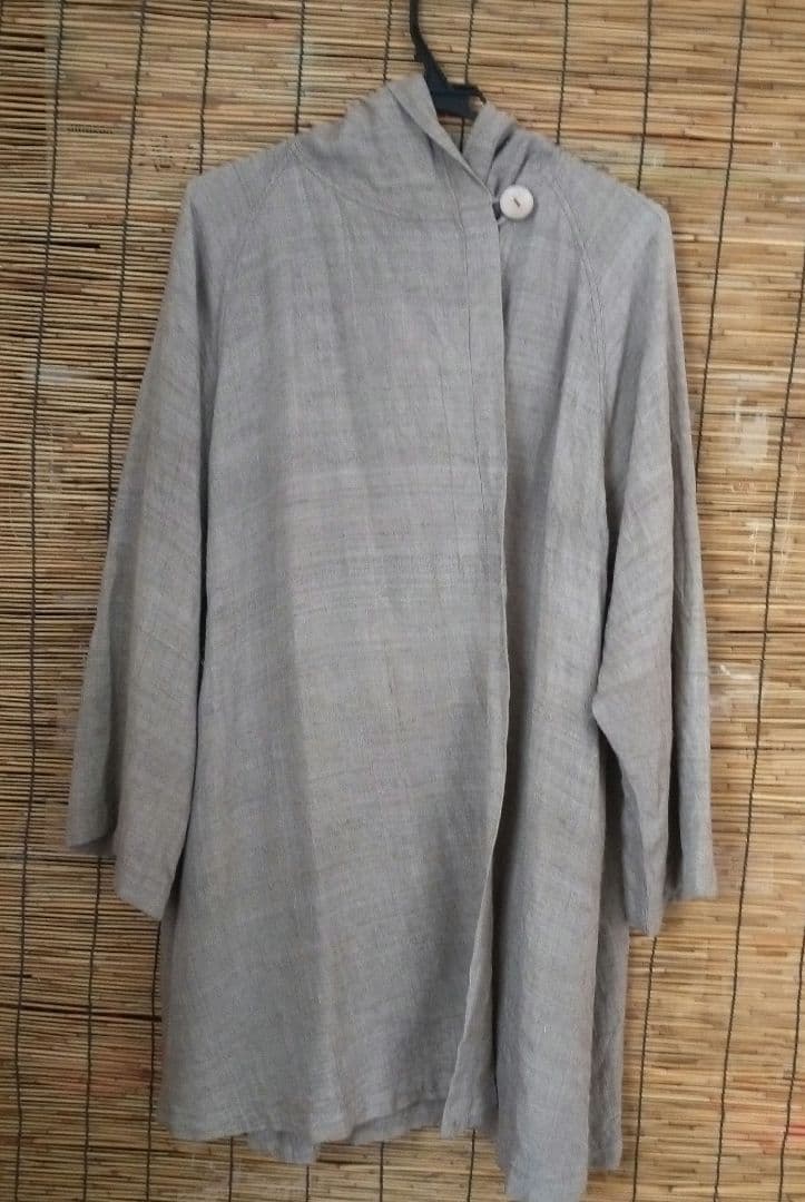 うさとの服　フード付きシルクジャケット