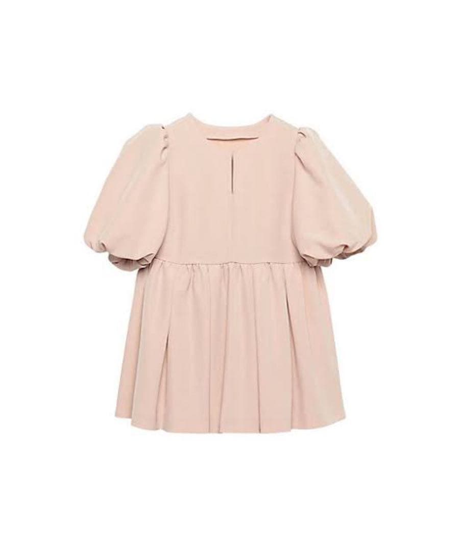 アナイ　ライトダブルクロス　ペプラム　ブラウス