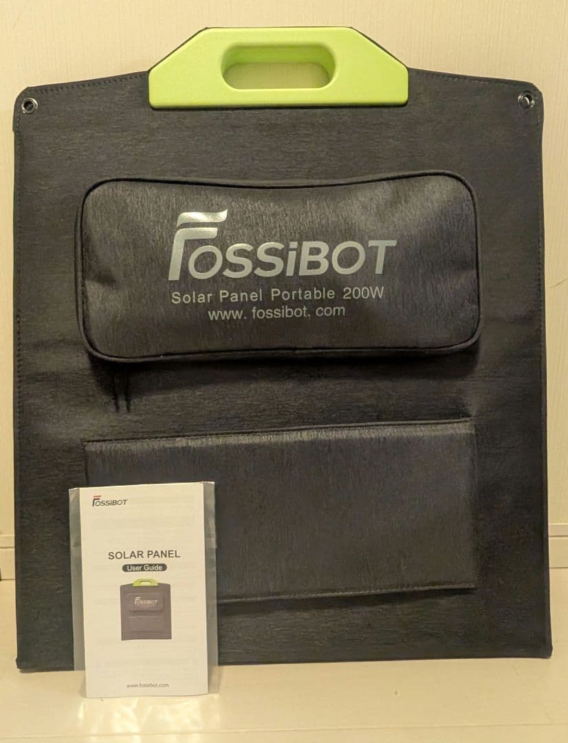 【ほぼ新品】FOSSIBOT ポータブル電源＆ソーラーパネル200Wセット