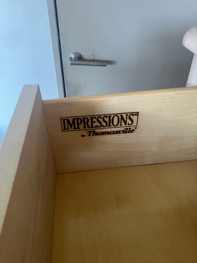 Thomasville(トーマスビル) チェスト5段　ボタニカル柄(薔薇柄)