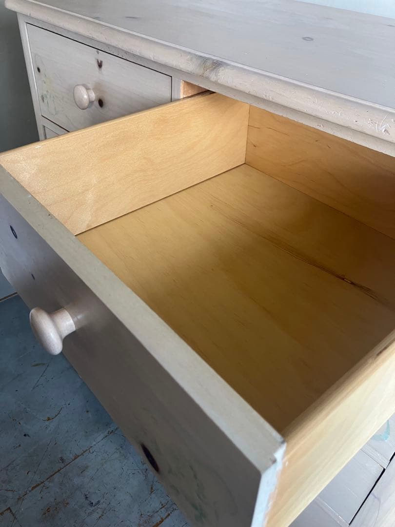 Thomasville(トーマスビル) チェスト5段　ボタニカル柄(薔薇柄)