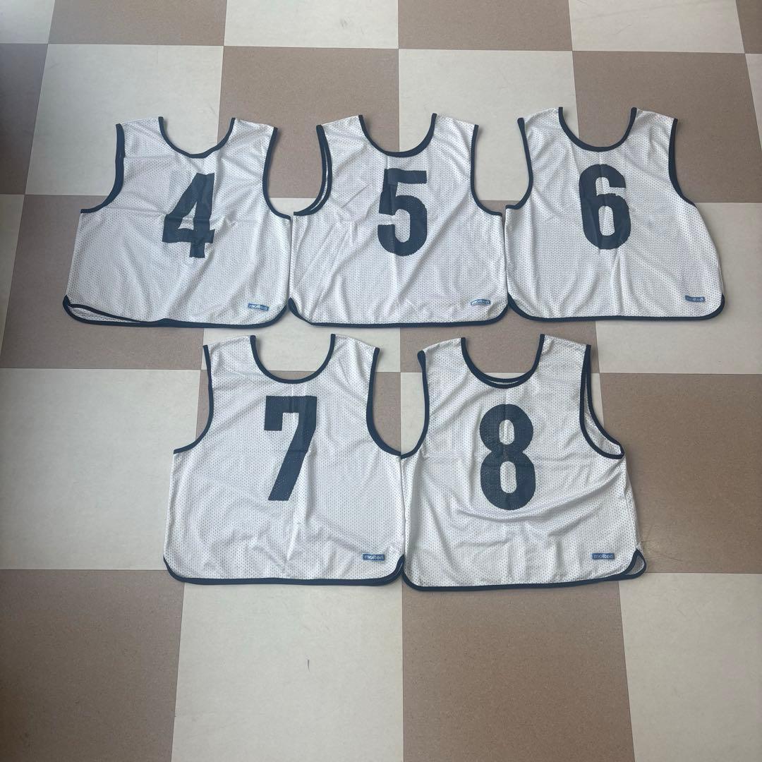 バスケットボール ビブス 4-8 & 15-20収納袋付き&メッシュビブス