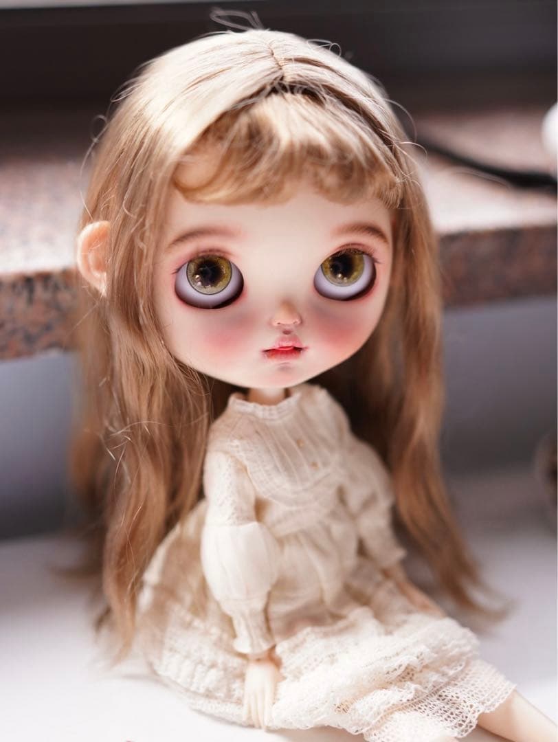 カスタムブライス 人形 海外作家様 幼い ナチュラルメイク フルセット