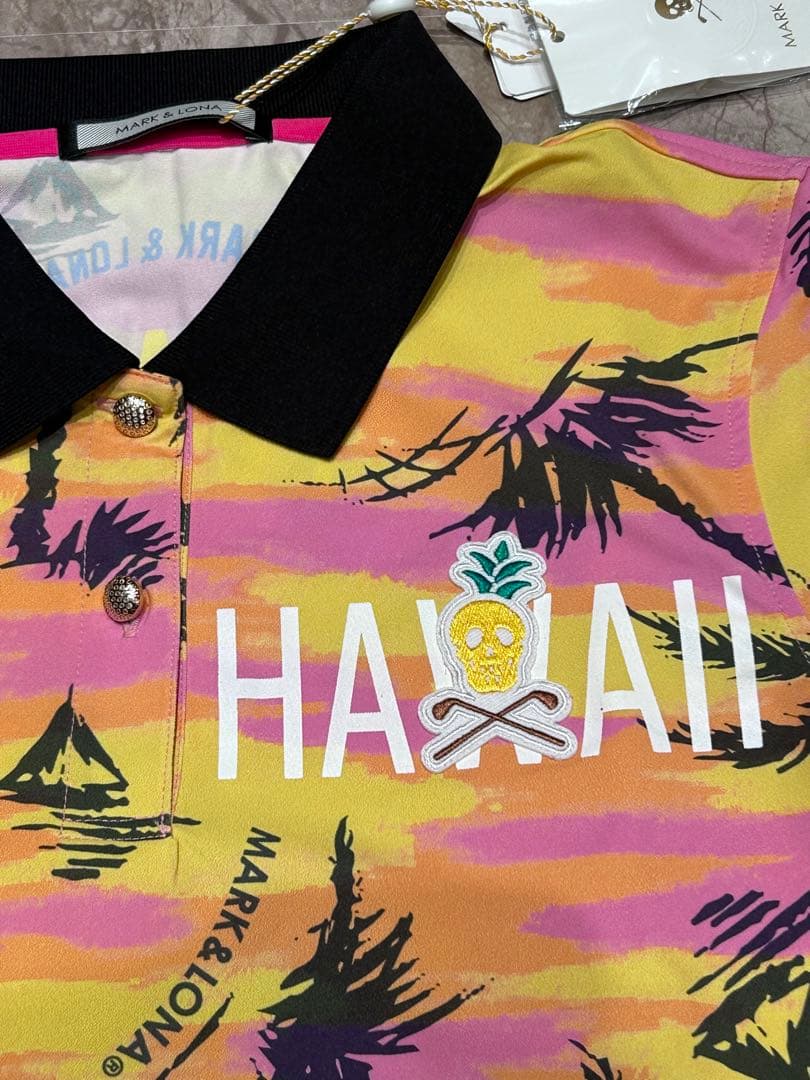 新品未使用品 マークアンドロナ ハワイ限定 ポロシャツ