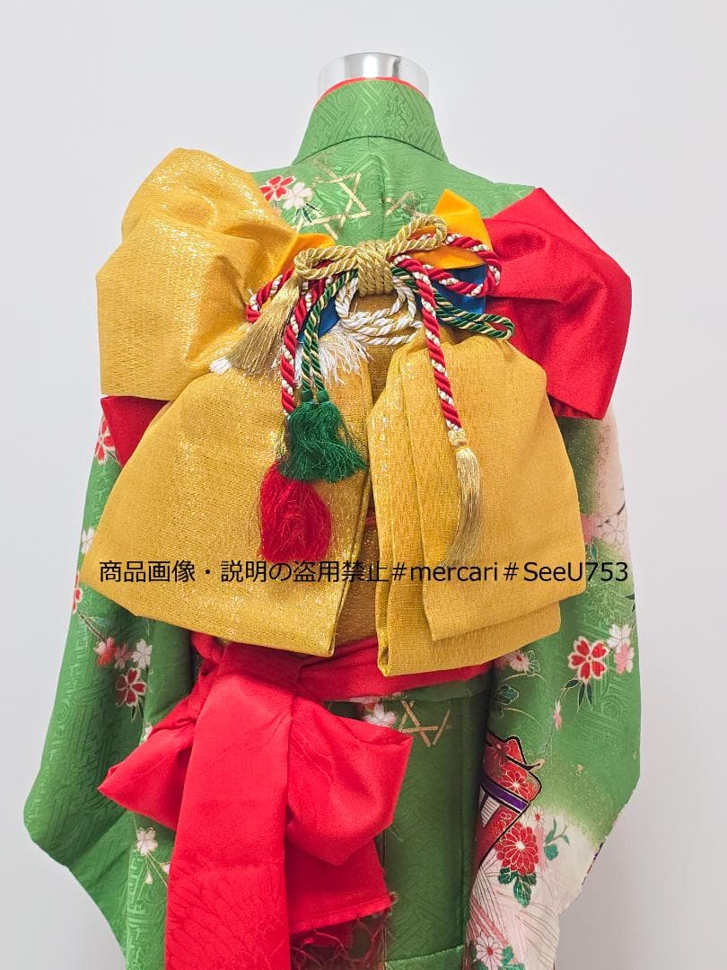 七五三　7歳　着物　フルセット　女の子 d06