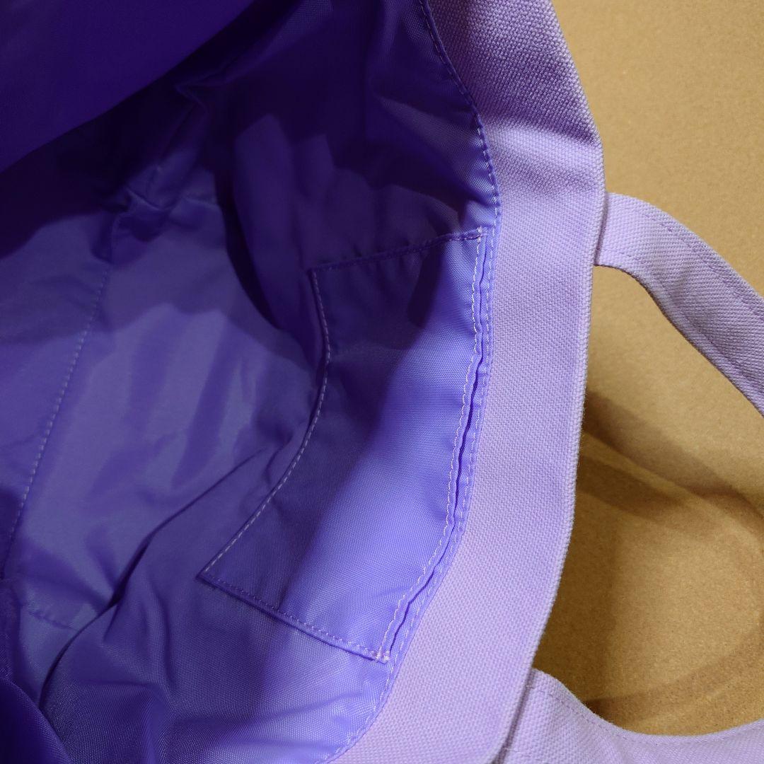 オールドテディガール ワッペントートバッグ 小 ペールパープル フェイラー