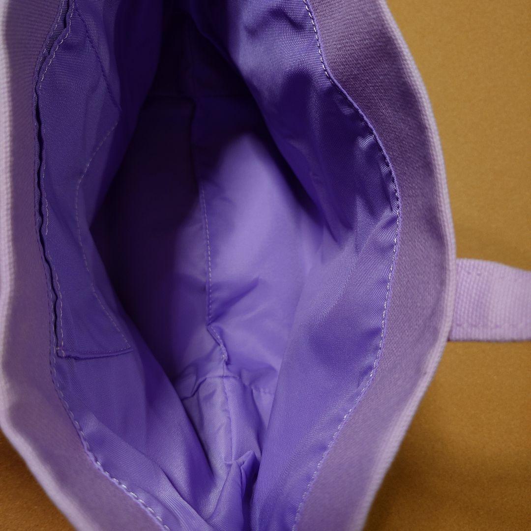 オールドテディガール ワッペントートバッグ 小 ペールパープル フェイラー