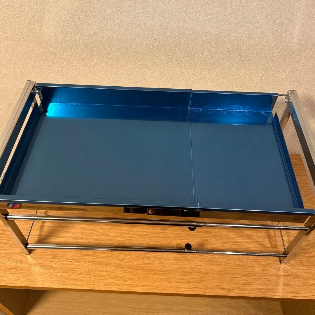 川口工器　シンク下引き出しラック幅伸縮式 奥行Sサイズ　キッチン収納