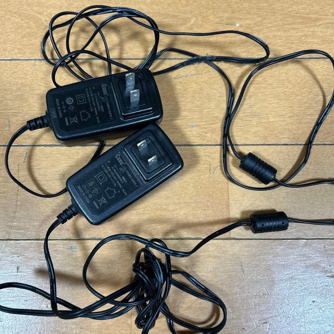 NSK 防犯カメラ2台　モニター　セット