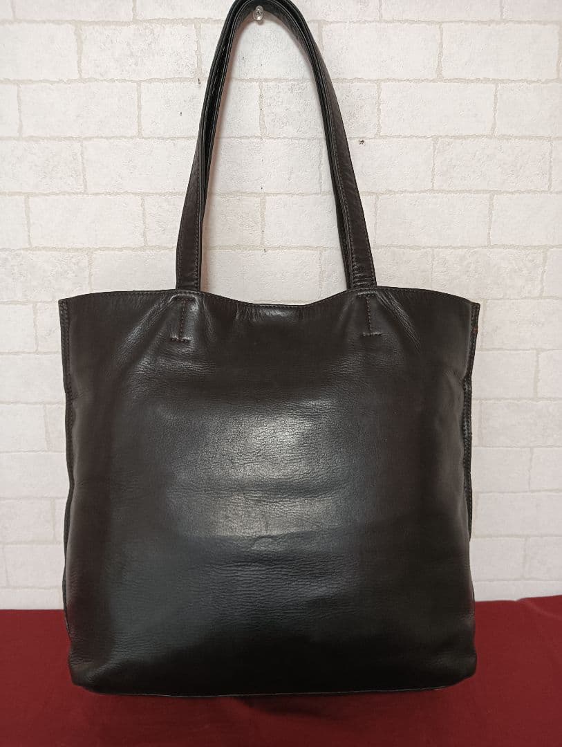 camel 美品! 最高級！ポールスミス コレクション オールレザーバッグ