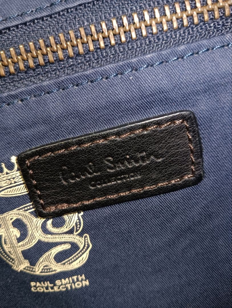 camel 美品! 最高級！ポールスミス コレクション オールレザーバッグ