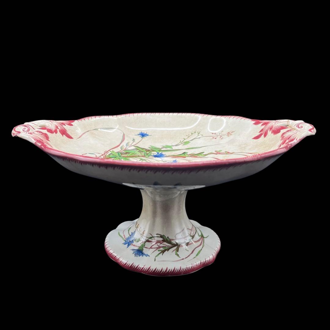 フランスアンティーク　サルグミンヌ 「PAPILLON」 コンポティエ