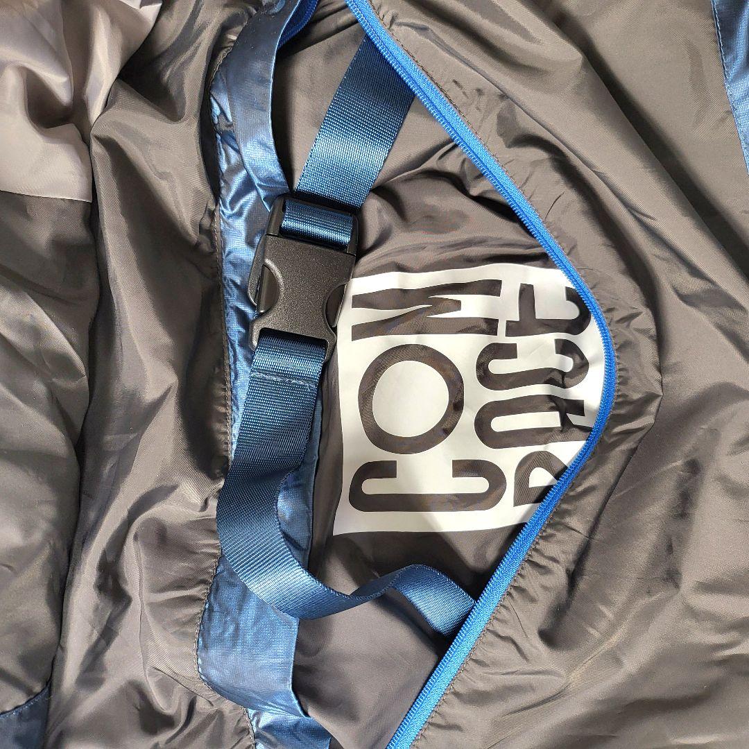 【極美品】AIGLE バベリーポンチョダウン ブルー　S