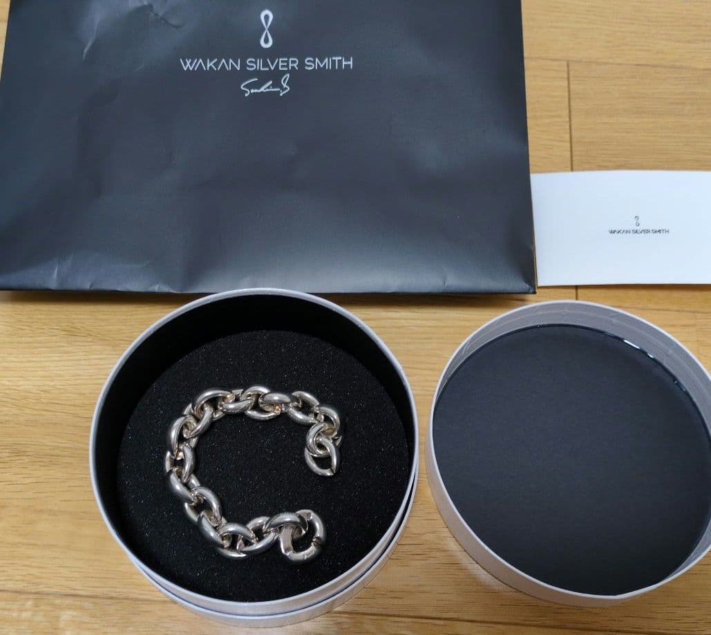 WAKAN SILVER SMITH HomageBraceletMove　L