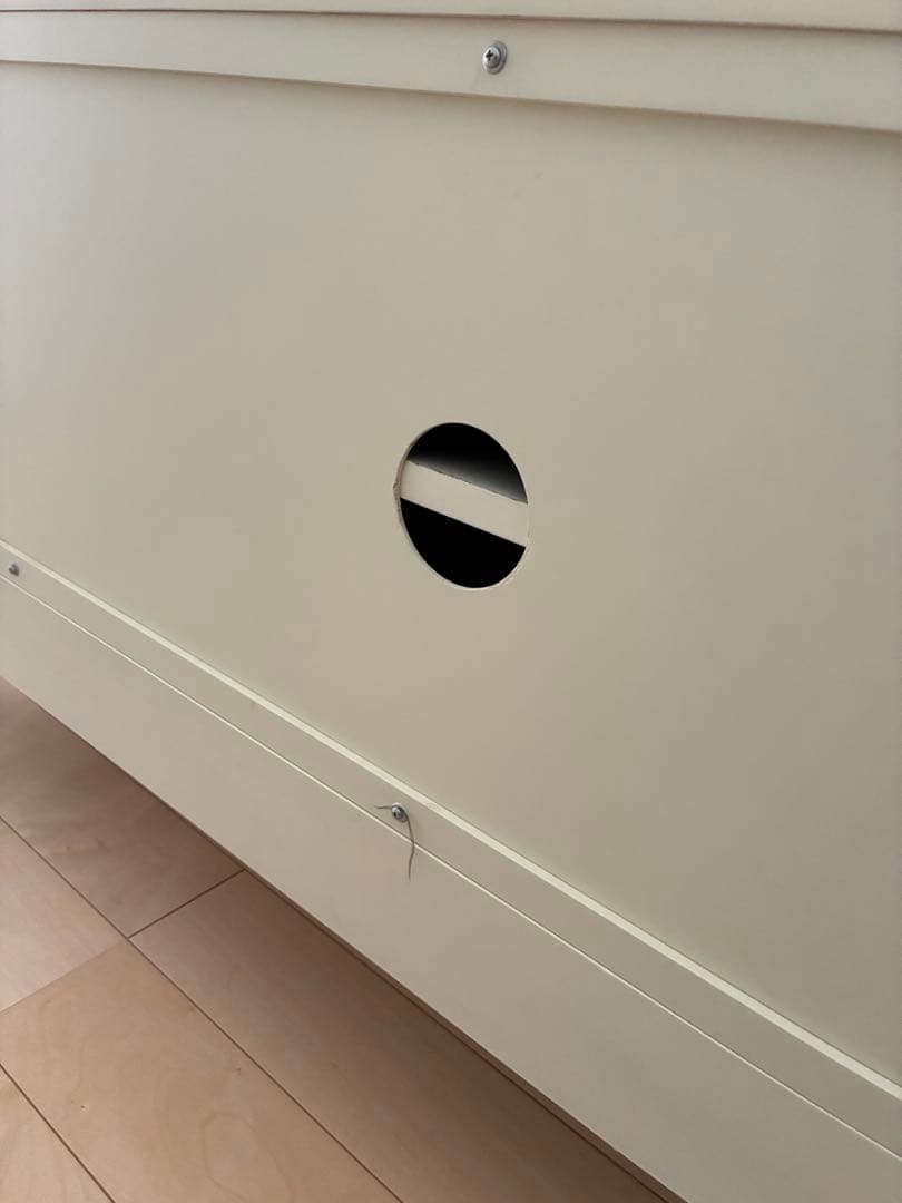 ロココ調　ホワイトテレビボード　リビングボード　猫脚