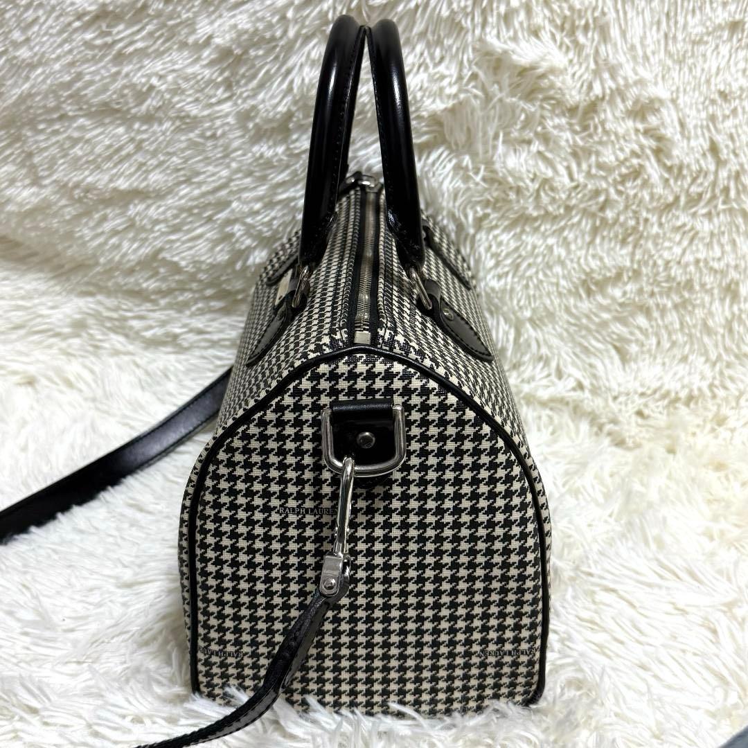 【美品⭐️】ラルフローレン 千鳥格子 2way ミニボストンバッグ 斜め掛け