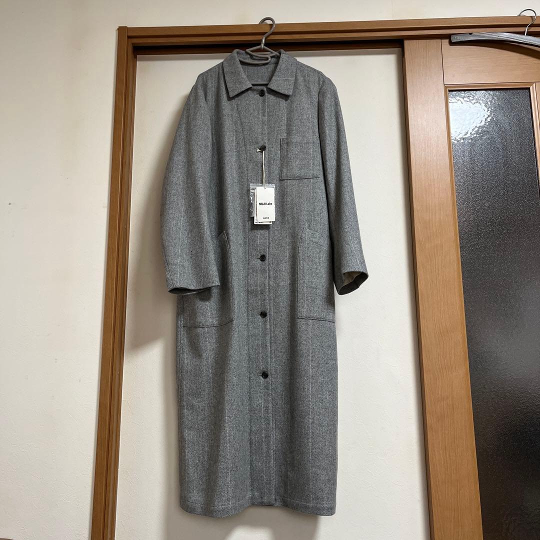 MUJI Labo グレー ロングコート L